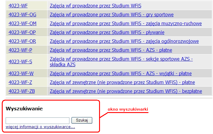 W przypadku posiadania mniejszej liczby żetonów niż kosztują zajęcia, system ureguluje część opłaty żetonami, a za resztę naliczy należność w PLN, pod warunkiem, że zajęcia posiadają wycenę w PLN.