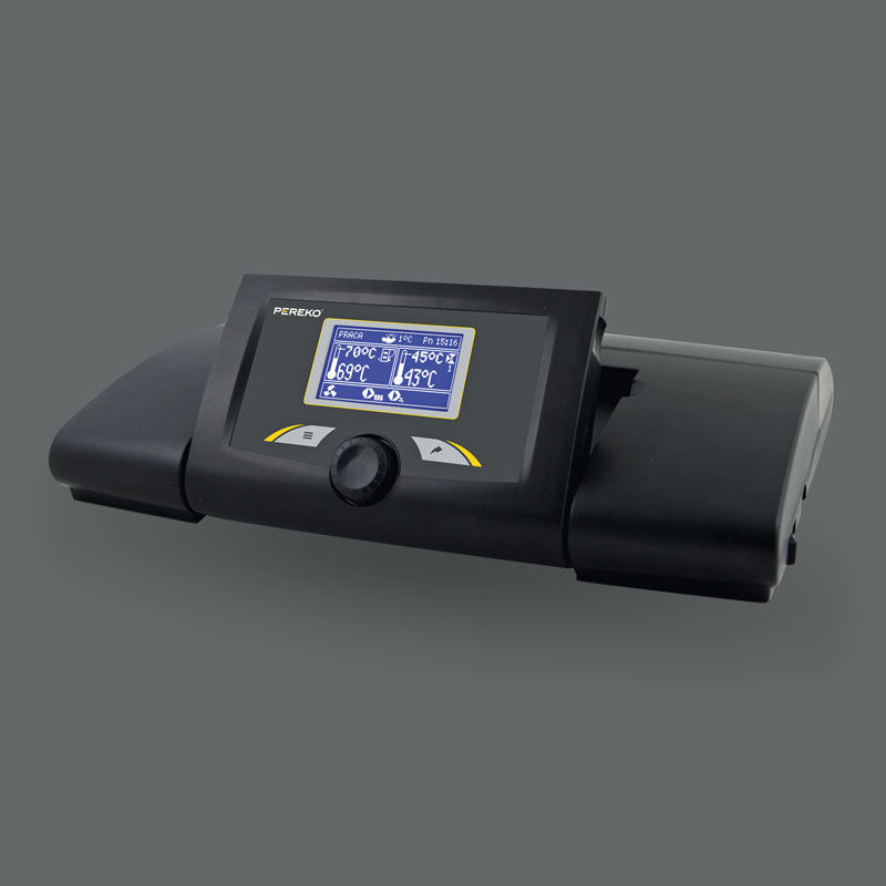 ecomax 910 seria KSP Duo i KSM Sterownik elektroniczny z funkcjonalnym systemem regulacji ustawień i możliwością zdalnego sterowania kotłem na paliwo stałe z wentylatorem oraz podajnikiem ślimakowym