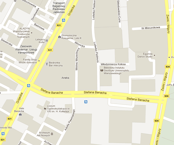 Przykład: mapa Wojciech