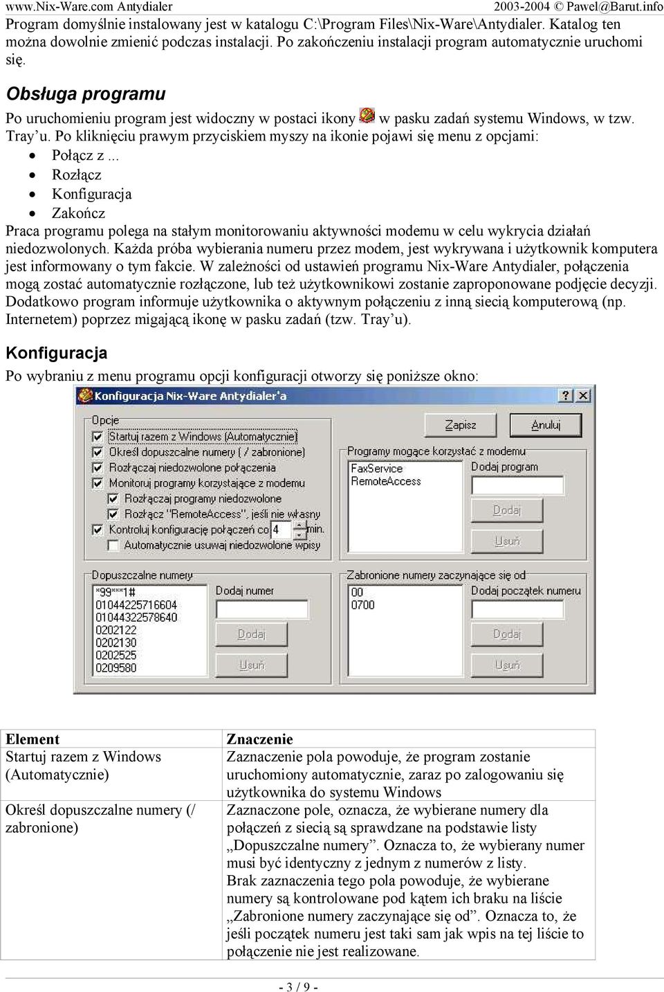 Po kliknięciu prawym przyciskiem myszy na ikonie pojawi się menu z opcjami: Połącz z.