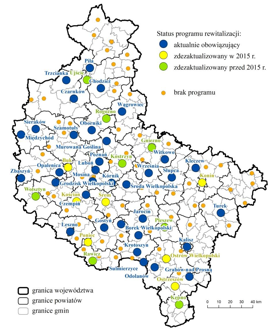 REWITALIZACJA W WIELKOPOLSCE DO 2014 Przed wejściem Polski do Unii Europejskiej w Wielkopolsce nie sporządzono żadnego pełnego programu rewitalizacji.