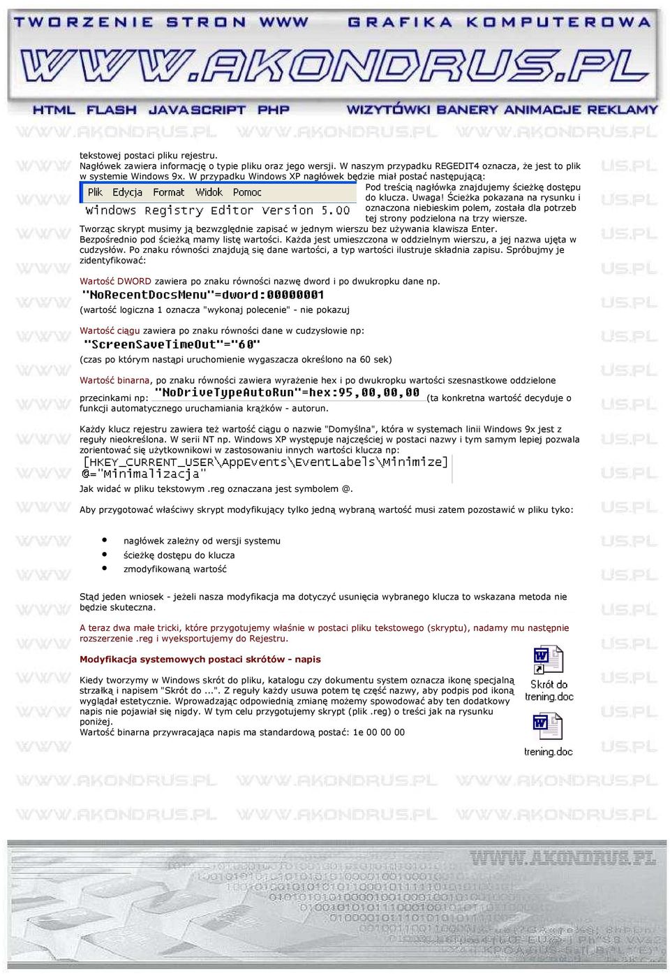 ŚcieŜka pokazana na rysunku i oznaczona niebieskim polem, została dla potrzeb tej strony podzielona na trzy wiersze.