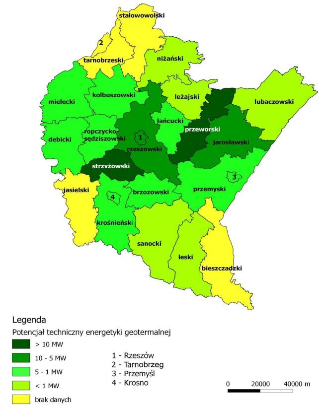 Możlwe do wykorzystana zasoby energ geotermalnej na terene Przeworska zostały oszacowane w opracowanu Wojewódzk Program Rozwoju Odnawalnych Źródeł Energ dla Województwa Podkarpackego.