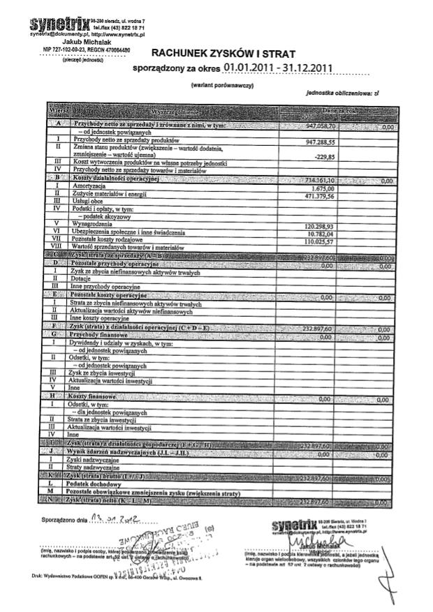 DOKUMENT INFORMACYJNY AKCJI