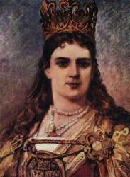 Jadwiga Andegaweńska urodziła się 18 lutego 1374 roku w Budzie, jako trzecia córka węgierskiego króla Ludwika i Elżbiety, księżnej bośniackiej.