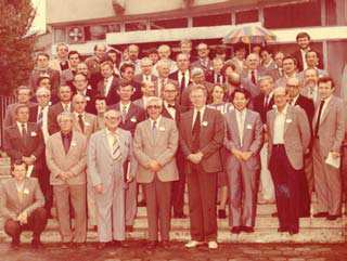PTJ HISTORIA MITR 17 Fot. 5. 1967 r. Uczestnicy V Konferencji Millera zaproszeni do Łodzi przez prof.