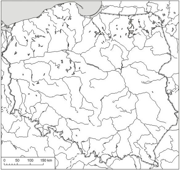 Na mapie zlokalizowano wybrane obiekty z terenu Polski, które są wpisane na Listę Światowego Dziedzictwa UNESCO.