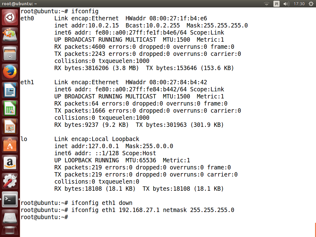 Po instalacji serwera dns sprawdzamy zmiany programowe w systemie, bieżący stan usługi dns oraz nasłuchiwanie na porcie 53 protokołu TCP poniższymi poleceniami: dpkg l /etc/init.