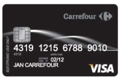Załącznik nr 2 Wzór karty kredytowej Carrefour
