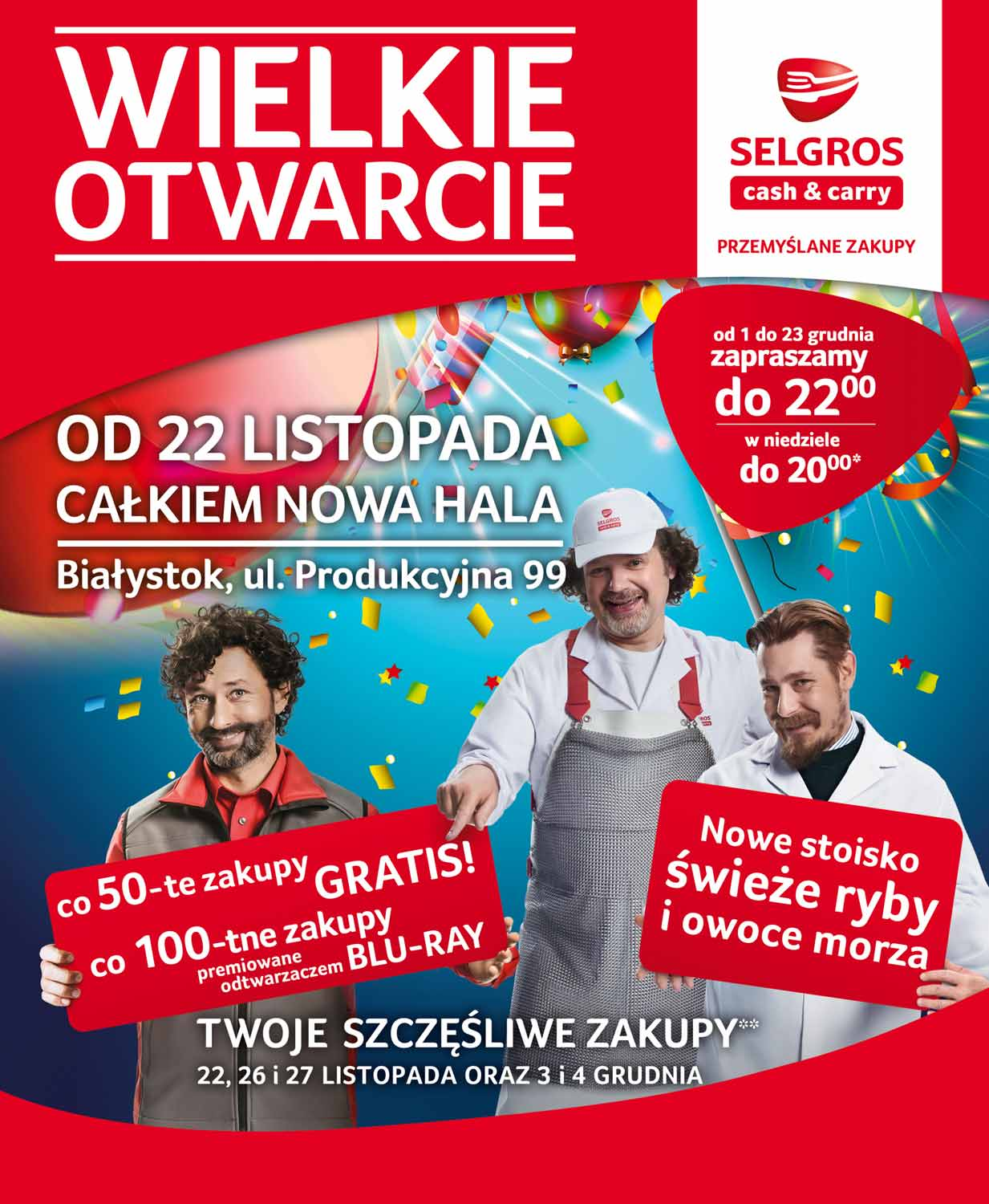 OFERTA WAŻNA DO WYCZERPANIA ZAPASÓW. WYDAWCA ZASTRZEGA SOBIE PRAWO DO ZMIAN CEN PODANYCH W BIULETYNIE INFORMACYJNYM ORAZ DO LIMITOWANIA SPRZEDAŻY POSZCZEGÓLNYCH PRODUKTÓW.