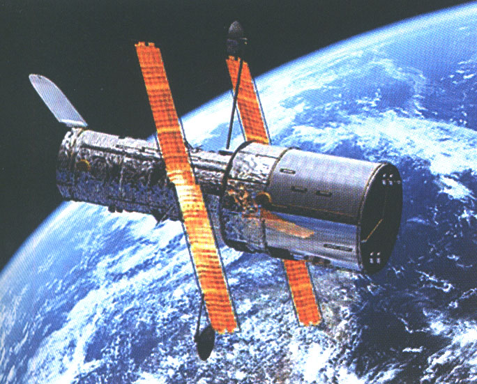 Kosmiczny Teleskop Hubble a Kosmiczny Teleskop Hubble a wyniesiony na orbitę w 1990roku i umieszczony na wysokości 480km nad