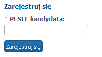 Rekrutacja do szkół podstawowych. Rejestracja kandydata strona 2 / 13 W menu gło wnym, znajdującym się po lewej stronie ekranu znajdują się niezbędne informacje oraz terminy rekrutacji.