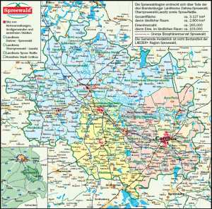 Niepowtarzalność Regionu Spreewald Region turystyczny Spreewald (Spreewald zwiedzany