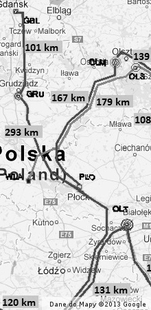 64 Łukasz Dzierżanowski, Michał Tomaszewski a) b) Rys. 4. Fragment wizualizacji posiej sieci przesyłowej z uwzględnieniem długości linii i okresu ich eksploatacji 3.