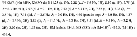 Związek 31: N-hydroksy-4-{3-[3-(2-metoksyetyloksy)indol-2-ilo-karbonylo-amino]- prop-1-ynylo}benzamid; Związek 32: