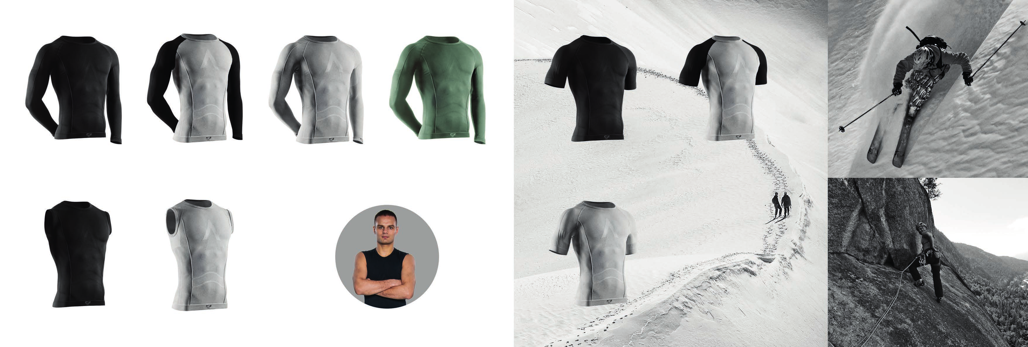 + military / COM 1001 Koszulka męska z długim rękawem Men s long sleeve shirt Langarmhemd Herren, XXL COM 1101 COM 1201 Bezrękawnik męski Men s sleeveless shirt Ärmelloses hemd Herren Koszulka męska