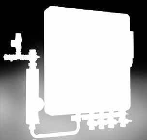 TACOSOL LOAD 25 / LOAD 25 LIGHT Montaż: kompletnie prefabrykowana, gotowa do podłączenia i do bezpośredniego montażu na zbiorniku lub ścianie; tylko czujniki w zbiorniku i w kolektorze, oraz grupa