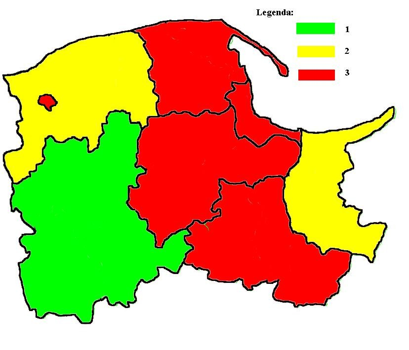 5.2. Klasyfikacja stref pod kątem benzo-a-pirenu (B(a)P) w pyle zawieszonym PM10 Na podstawie wyników pomiarowych, oraz obiektywnych metod szacowania pięć strefy województwa pomorskiego (aglomeracja