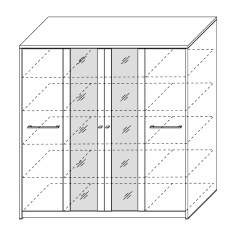 L 0205 232x45x147 Szafa aktowa średnia 3560 6342 L 0131 97x45x192h Szafa aktowa wysoka 2507 3979 L 0132 97x45x192h Szafa aktowa wysoka 1811 3785 L 0133 142x45x192h Szafa aktowa wysoka 2969 5268 L