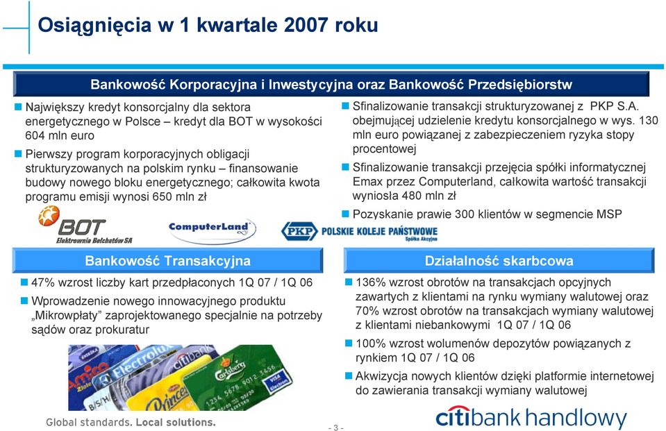 Sfinalizowanie transakcji strukturyzowanej z PKP S.A. obejmującej udzielenie kredytu konsorcjalnego w wys.
