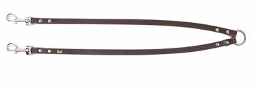 SMYCZ ŁAŃCUCHOWA ZE SKÓRZANĄ RĄCZKĄ EN Chain leash with a leather handle DE Kettenleine mit Ledergriff RU Поводок-цепь с кожаной ручкой IT Guinzaglio a catena con manico in pelle PEJCZ SZYTY Z