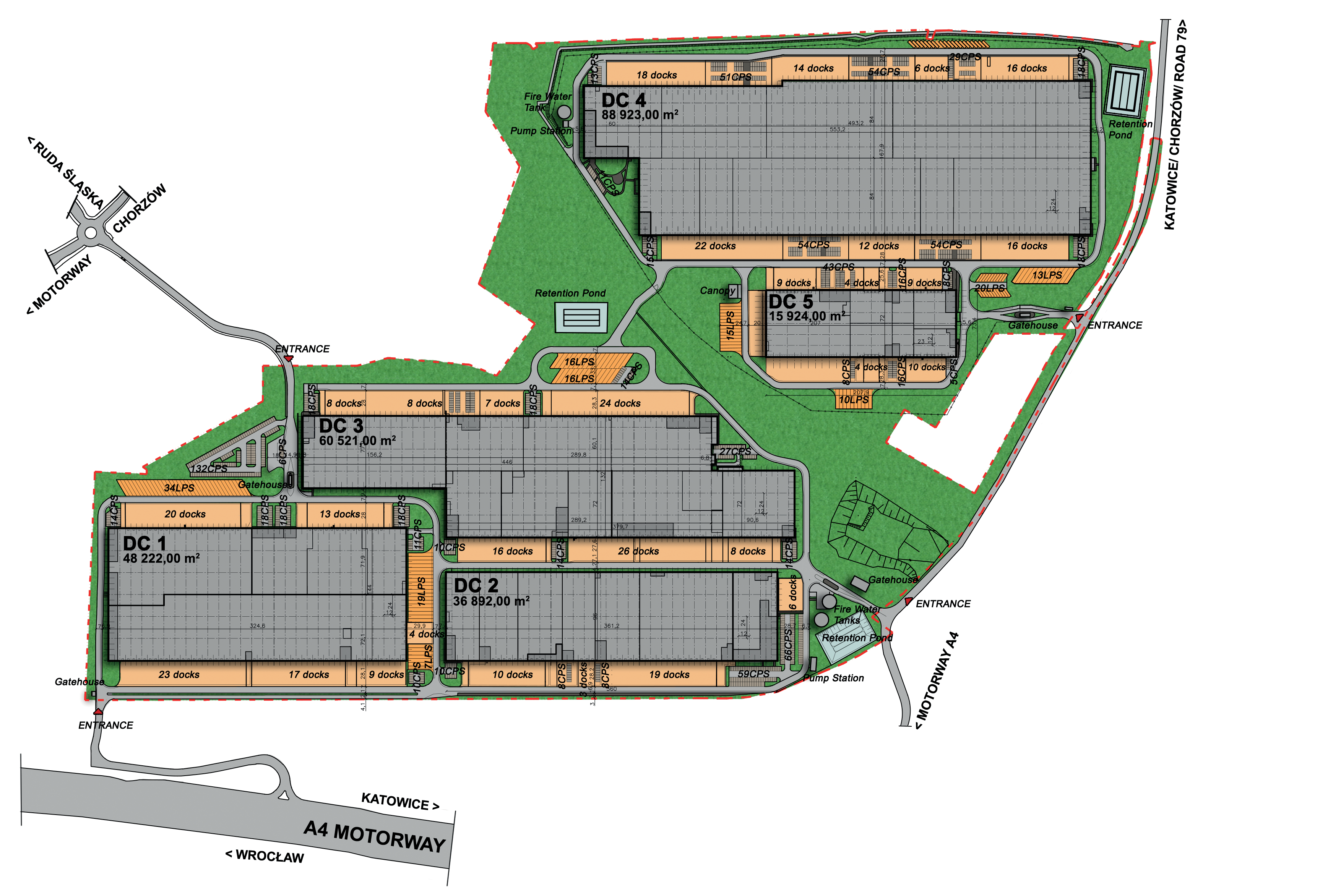 plan parku site plan 360 VIEWS wirtualna wycieczka po parku to view the virtual tour of the park please go to www.prologisparkchorzow.