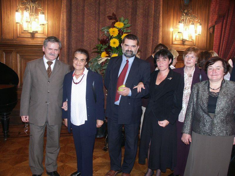 Marek Legutko (dyrektor OKE w Krakowie), dr Renata Janicka, dr Henryk Palkij, dr
