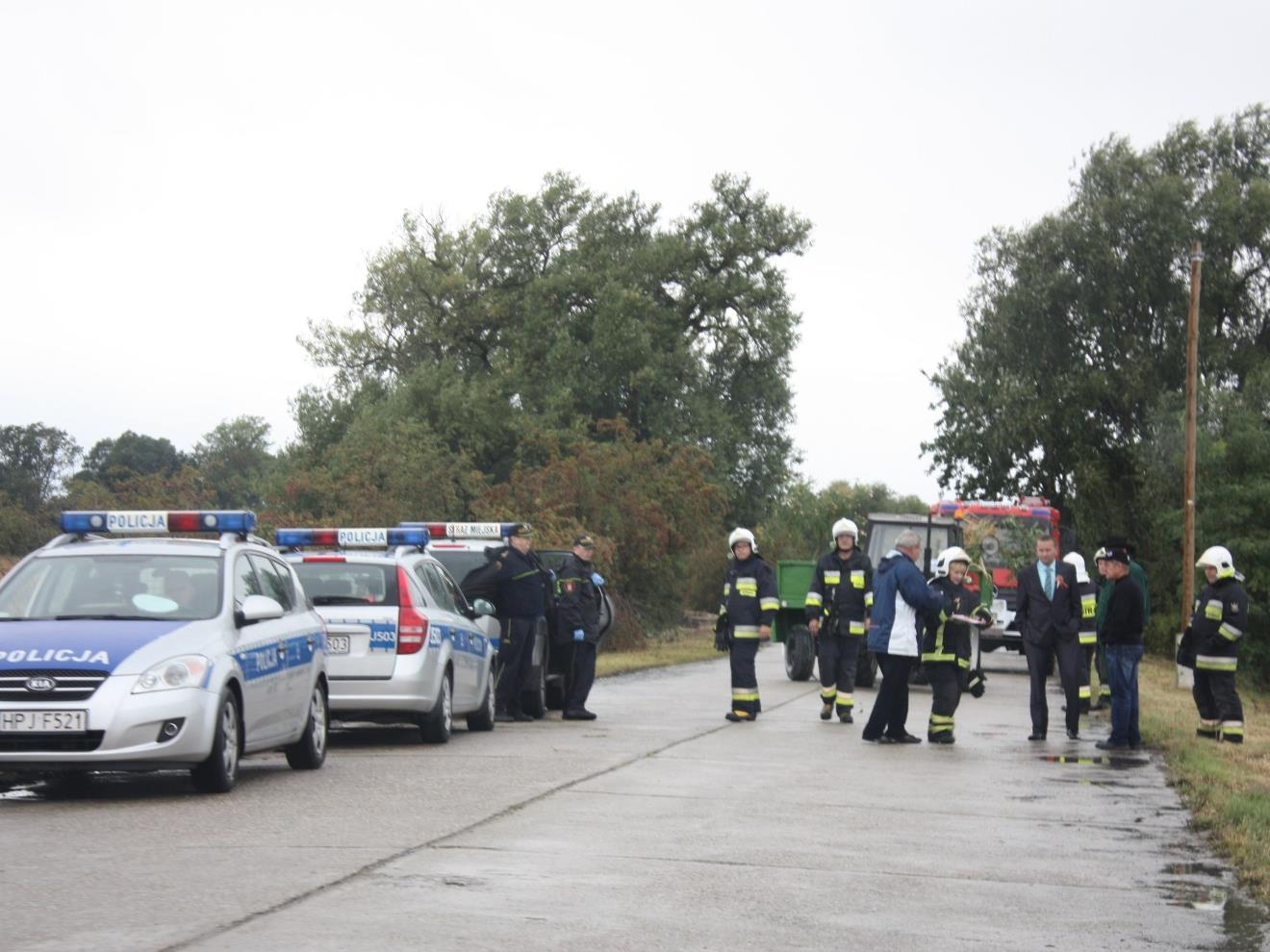 Patrol Straży Miejskiej i strażacy z OSP Odrowąż zatrzymali