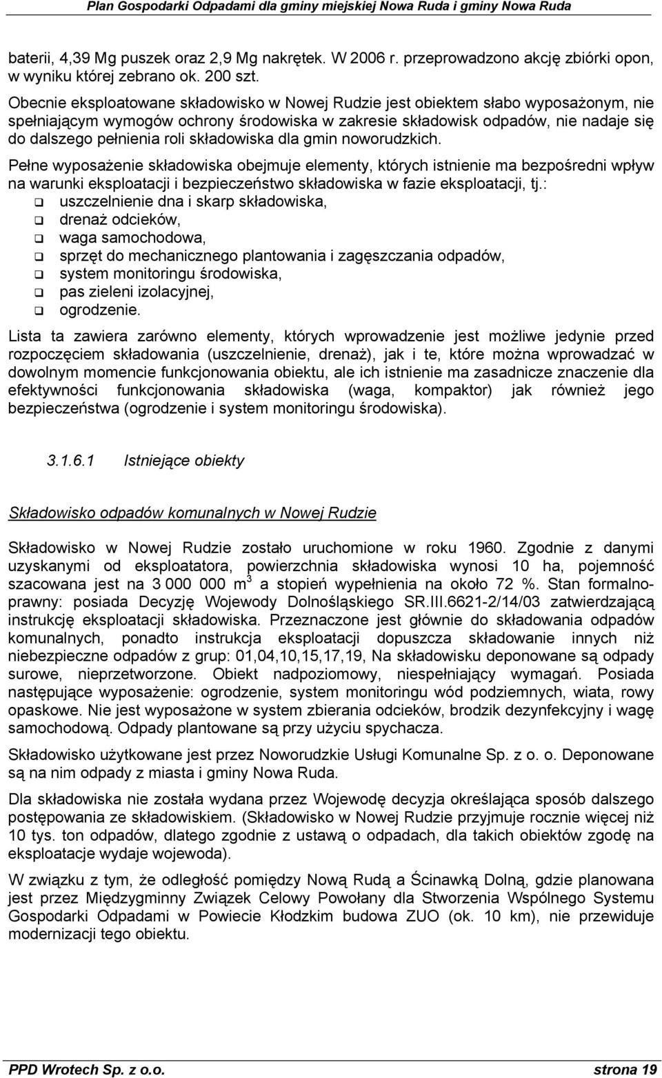 składowiska dla gmin noworudzkich.