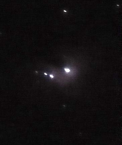 Gwiazdozbiór kliknij Miecz Oriona, zdjęciu Oriona, czas aby naświetlania powiększyć czas naświetlania 1 s, średnia 3.2 s, z średnia 16 zdjęć z (03.