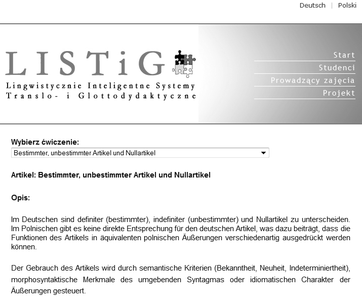 LISTIG WSPARCIE E-LEARNINGOWE PRAKTYKI.