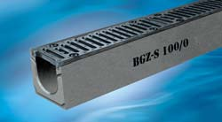 BGZ-S kanal za teška opterećenja SV BGZ-S SV 100 194 47 100 47 198 60 100-200 25 185-285 >> BGZ-S SV G sa liveno gvozdenom ivicom, nominalna širina 100 Kanali sa ivicom od livenog gvožđa do kl.