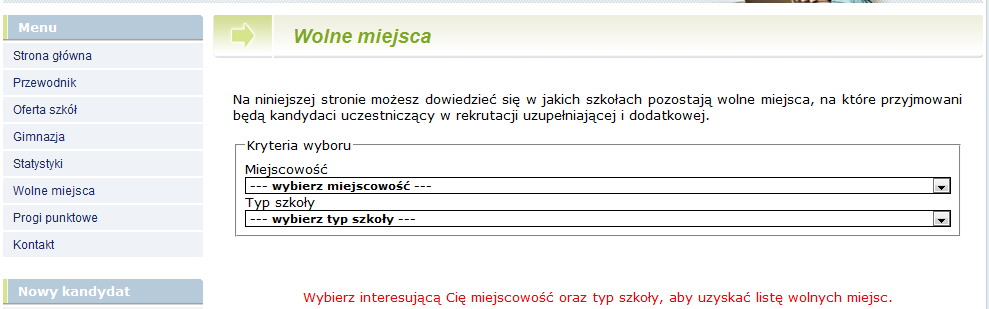 UWAGA Jeżeli wymagane dokumenty nie zostaną dostarczone w terminie do 08 lipca 2014 do godziny 10:00, oznacza to rezygnację z kandydowania do tego oddziału i skreślenie Ciebie z listy