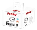 ARMATURA POMIAROWA ARMATURA POMIAROWA TERMOMETRY TERMOMANOMETRY termometr T63120A - - 76,00 obudowa ze stali ocynkowanej pokrywa: tworzywo odporne na zarysowanie tarcza: aluminium lakierowane