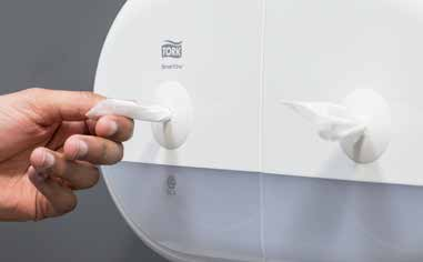Tork SmartOne Chcesz zmniejszyć zużycie papieru toaletowego w swojej firmie aż o 40%? Skontaktuj się z przedstwicielem handlowym Tork lub wejdź na www.tork.pl Dział obsługi klienta Tel.