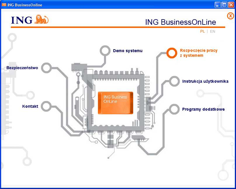 Pierwsze kroki w systemie ING BusinessOnLine KROK 1 instalacja sterowników Po włoŝeniu płyty CD z