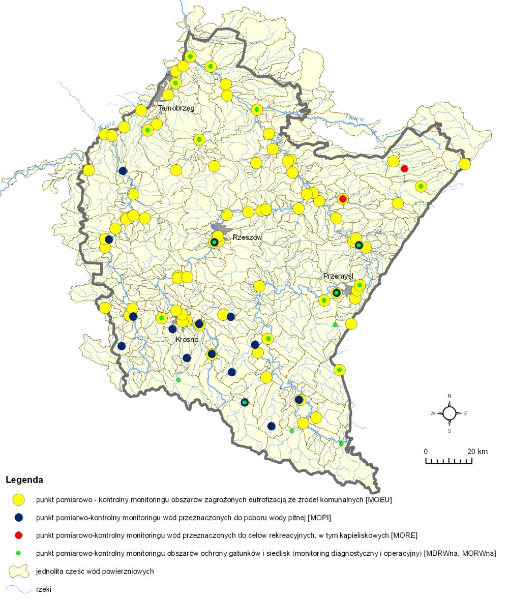 MONITORING WÓD POWIERZCHNIOWYCH SIECI MONITORINGU W LATACH 2013-2015