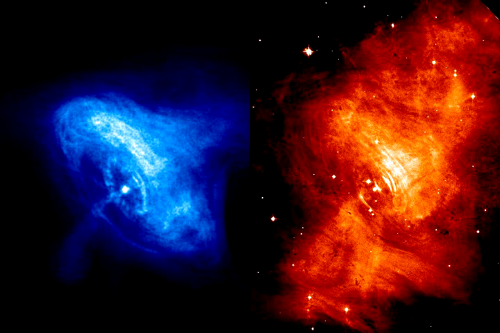 Mgławica Krab -to fantazyjne określenie mgławicy, jednej z najsłynniejszych pozostałości po wybuchu gwiazdy supernowej Mgławica Krab - pozostałość po efektownej śmierci dużej gwiazdy