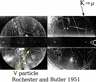 promienie kosmiczne a fizyka cząstek lata 40. i 50. XX w. promienie kosm.