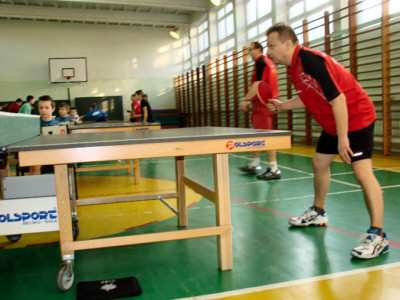 23 stycznia 2008 W sobotę dziewiętnastego stycznia odbyły się pierwsze pojedynki meczowe w rundzie rewanżowej w tenisie stołowym.