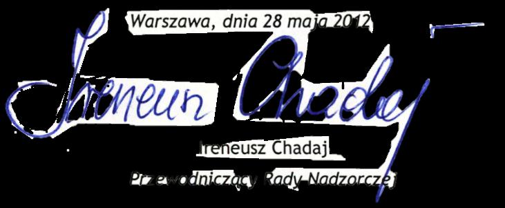 LIST PRZEWODNICZĄCEGO RADY NADZORCZEJ KREDYT INKASO S.A. DO AKCJONARIUSZY Szanowni Akcjonariusze, Minął kolejny bardzo udany rok działalności Grupy Kapitałowej Kredyt Inkaso.