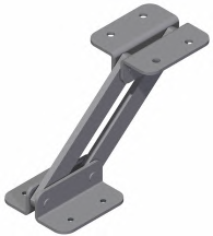 Mechanizm Mechanism L [mm] H [mm] W [mm] F [Nm] [kg] szt pcs PB 033-1 260 150 100 4,5 1,49 16 PB 033-I-1 188 117 100 4,5