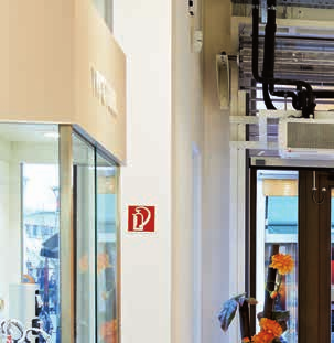 WSPÓŁPRACA Z KURTYNĄ POWIETRZNĄ // Oszczędzanie energii już od wejścia do sklepów i budynków użyteczności publicznej.