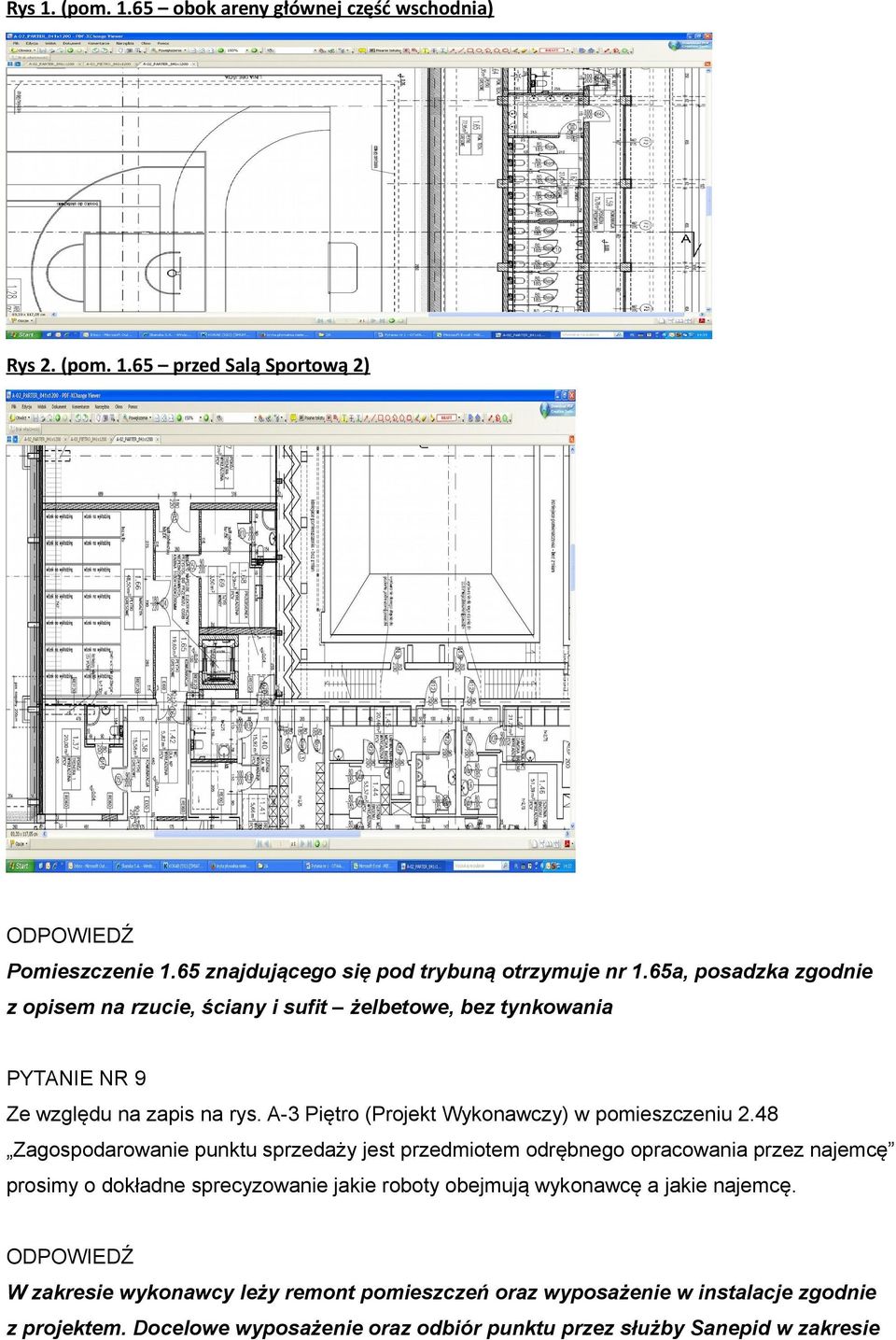 A-3 Piętro (Projekt Wykonawczy) w pomieszczeniu 2.