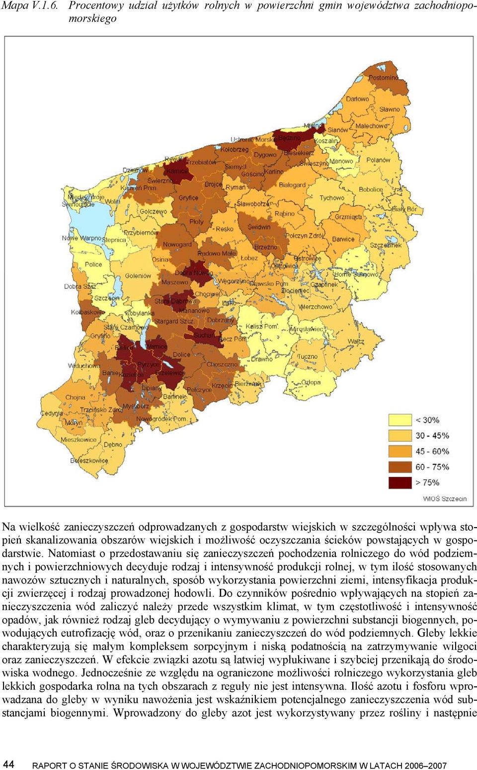 obszarów wiejskich i możliwość oczyszczania ścieków powstających w gospodarstwie.