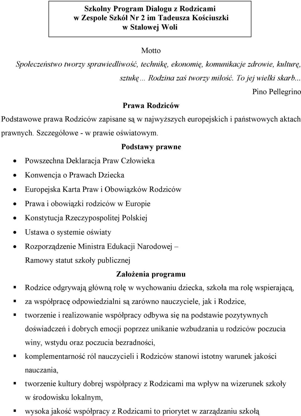 Szczegółowe - w prawie oświatowym.