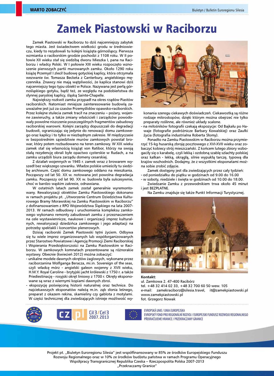 W II połowie XII wieku stał się siedzibą dworu Mieszka I, pana na Raciborzu i władcy Polski. W I połowie XIII wieku rozpoczęto wznoszenie pierwszych partii murowanych zamku.