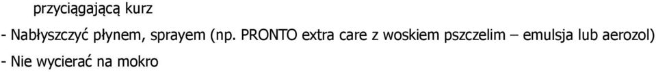 PRONTO extra care z oskiem