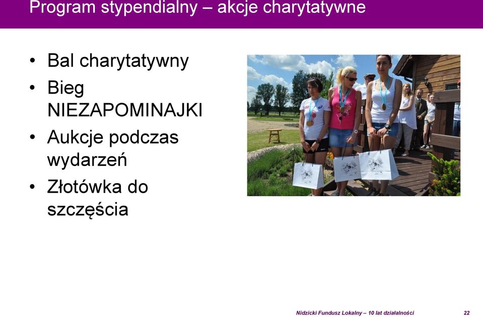 Bieg NIEZAPOMINAJKI Aukcje