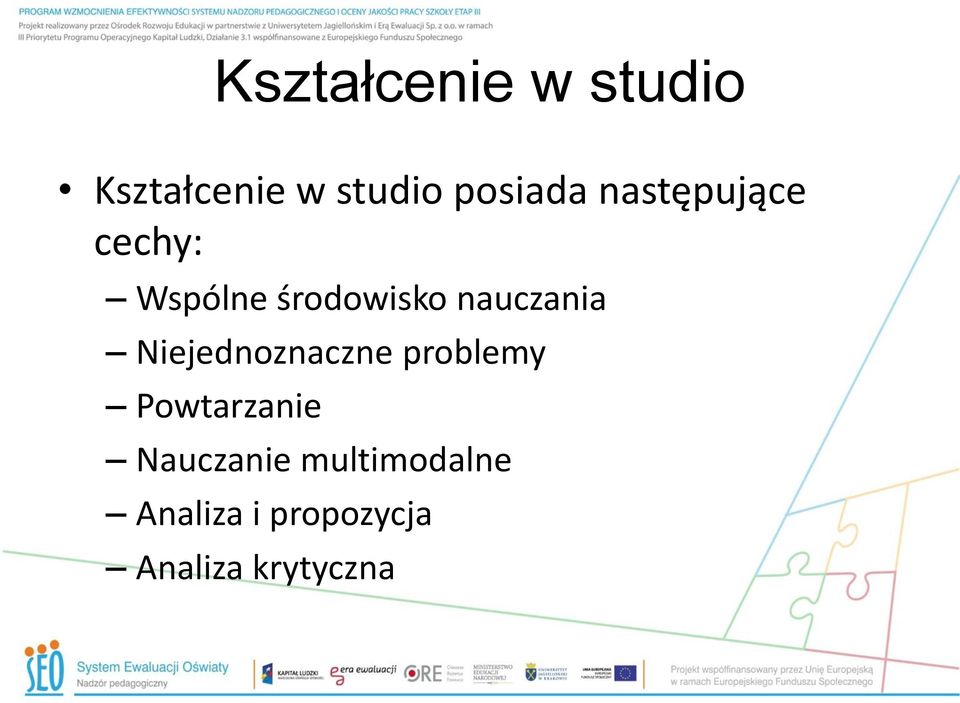 nauczania Niejednoznaczne problemy Powtarzanie